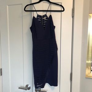 Navy Blue Cocktail Dress